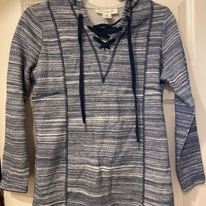 NWOT Womens lace up front hoodie